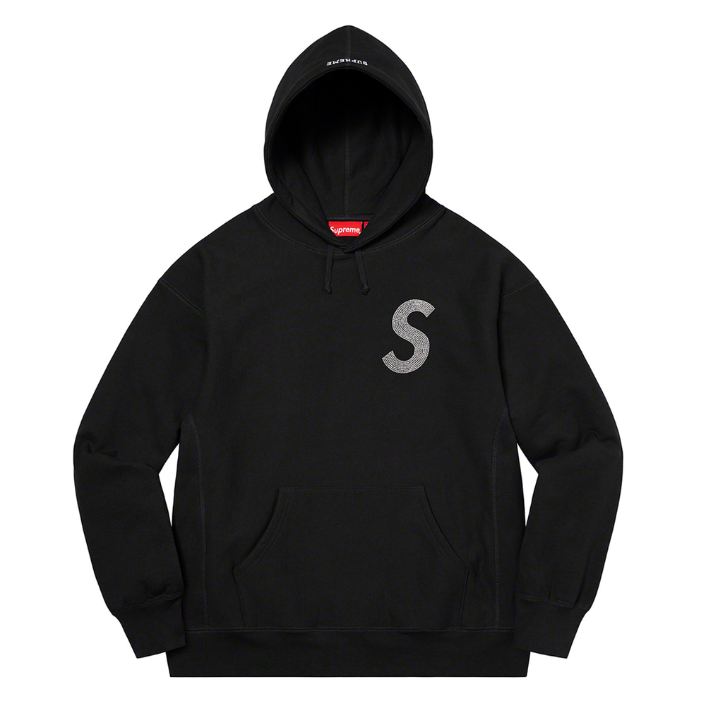 Supreme x Swarovski S Logo Hooded Sweatshirt | Heritage Kicks Supreme x Swarovski S Logo Hooded Sweatshirt | Heritage Kicks
